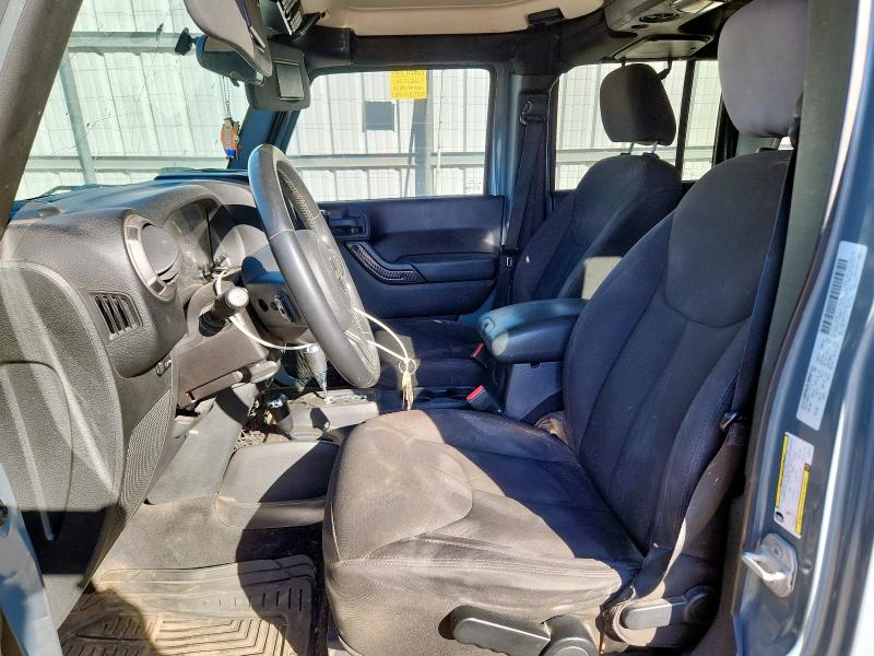 1C4BJWDG3FL591349 - 2015 JEEP WRANGLER U SPORT GRAY photo 7