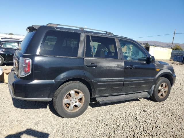 5FNYF28627B040369 - 2007 HONDA PILOT EXL BLACK photo 3