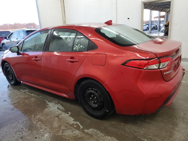 5YFEPMAE7MP177367 - 2021 TOYOTA COROLLA LE RED photo 2