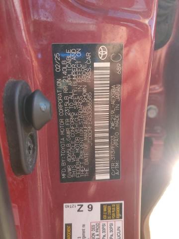 JTDBCMFE4S3086585 - 2025 TOYOTA COROLLA LE RED photo 12