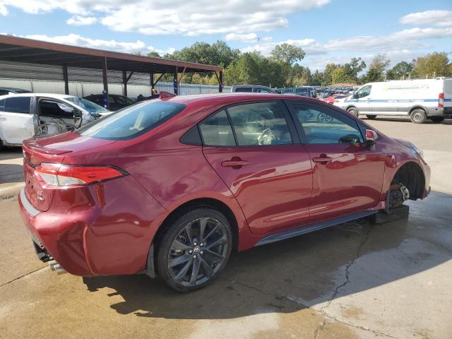 JTDBCMFE4S3086585 - 2025 TOYOTA COROLLA LE RED photo 3