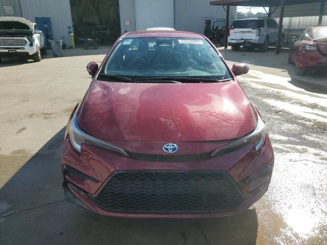 JTDBCMFE4S3086585 - 2025 TOYOTA COROLLA LE RED photo 5
