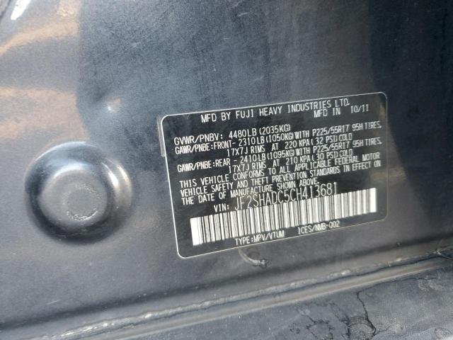 JF2SHADC5CH413681 - 2012 SUBARU FORESTER 2.5X PREMIUM Grau Foto 14