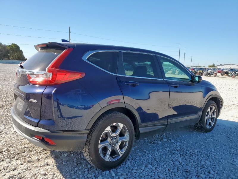 2HKRW2H84JH697558 - 2018 HONDA CR-V EXL Көк фото 3