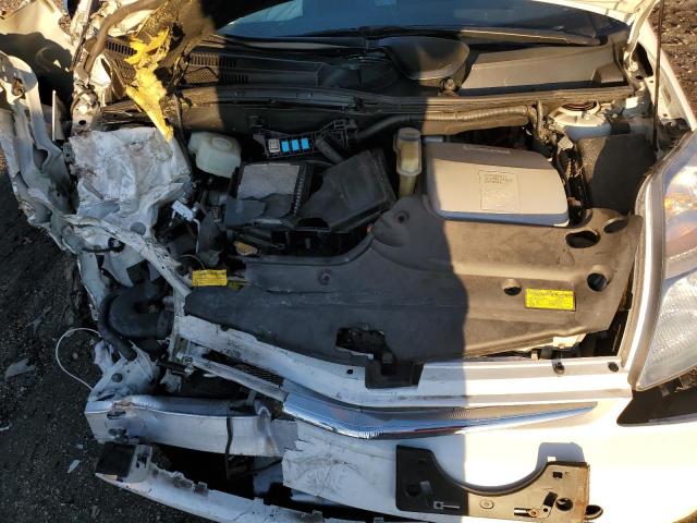 JTDKB20U397850727 - 2009 TOYOTA PRIUS WHITE photo 11