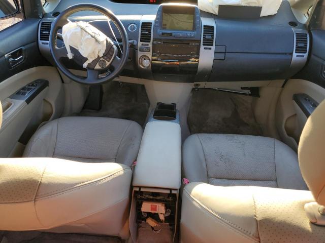 JTDKB20U397850727 - 2009 TOYOTA PRIUS WHITE photo 8