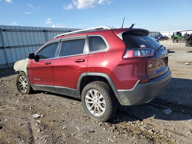 1C4PJMCX5KD127138 - 2019 JEEP CHEROKEE LATITUDE Темно-червоний фото 2