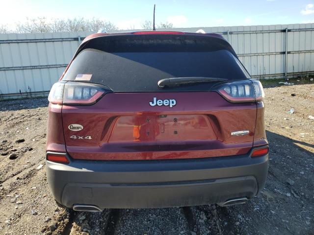 1C4PJMCX5KD127138 - 2019 JEEP CHEROKEE LATITUDE Темно-червоний фото 6