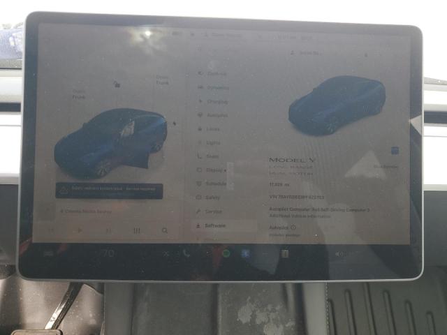 7SAYGDEE9PF622783 - 2023 TESLA MODEL Y 蓝色 照片 9