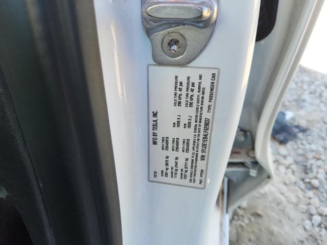 5YJ3E1EB4LF629037 - 2020 TESLA MODEL 3 WHITE photo 12