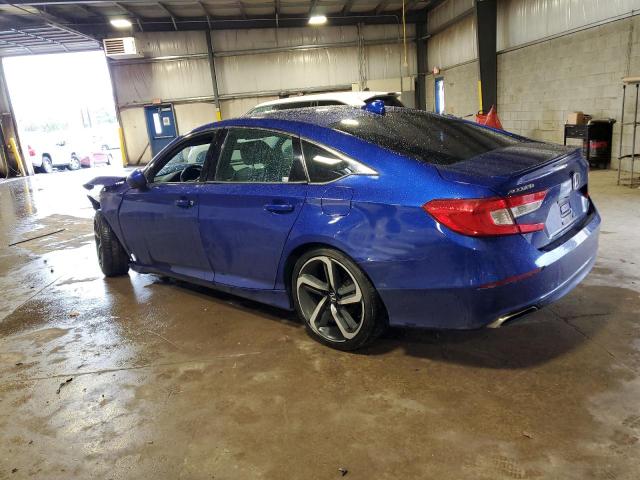 1HGCV1F3XJA132184 - 2018 HONDA ACCORD SPORT Синій фото 2