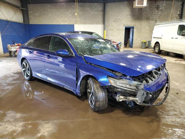 1HGCV1F3XJA132184 - 2018 HONDA ACCORD SPORT Синій фото 4