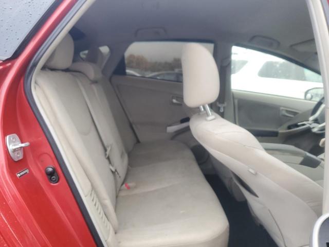 JTDKN3DU9C5458734 - 2012 TOYOTA PRIUS RED photo 10