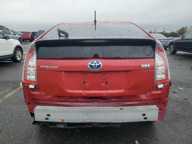 JTDKN3DU9C5458734 - 2012 TOYOTA PRIUS RED photo 6
