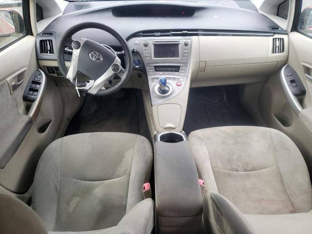 JTDKN3DU9C5458734 - 2012 TOYOTA PRIUS RED photo 8