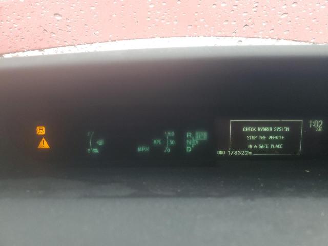 JTDKN3DU9C5458734 - 2012 TOYOTA PRIUS RED photo 9