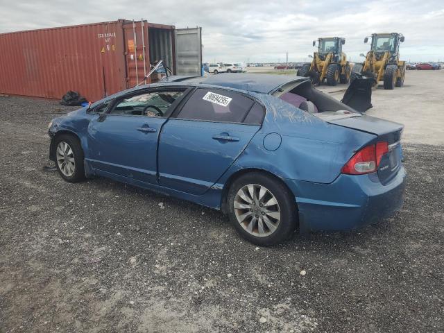 19XFA1F86AE034673 - 2010 HONDA CIVIC EX BLUE photo 2