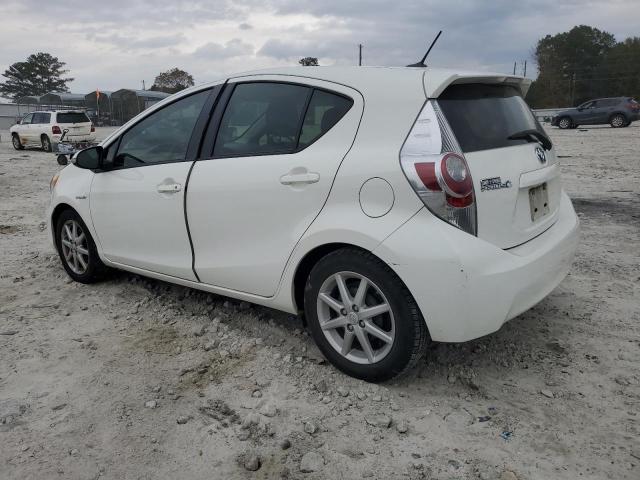 JTDKDTB34D1556091 - 2013 TOYOTA PRIUS C WHITE photo 2