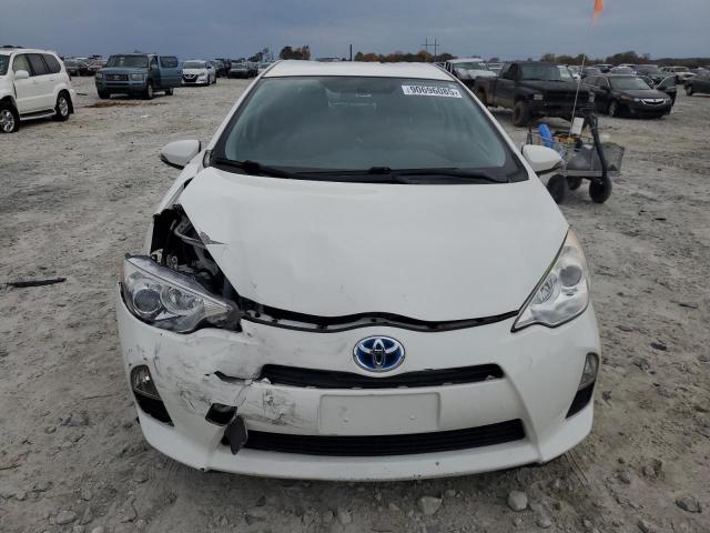 JTDKDTB34D1556091 - 2013 TOYOTA PRIUS C WHITE photo 5
