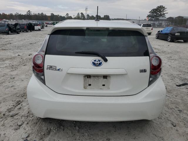 JTDKDTB34D1556091 - 2013 TOYOTA PRIUS C WHITE photo 6