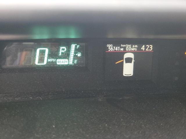 JTDKDTB34D1556091 - 2013 TOYOTA PRIUS C WHITE photo 9