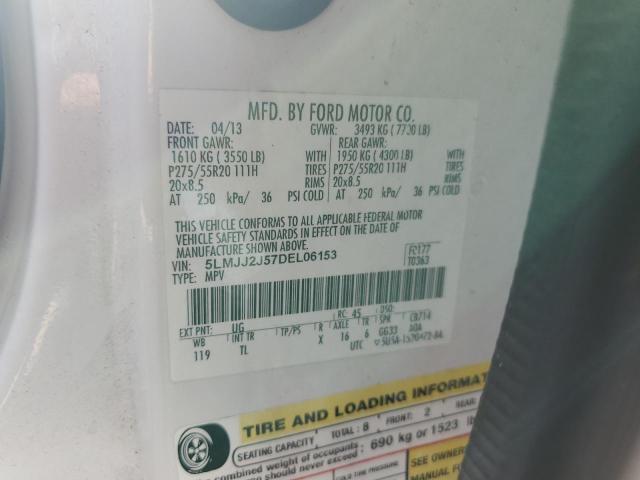 5LMJJ2J57DEL06153 - 2013 LINCOLN NAVIGATOR WHITE photo 12