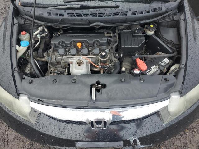 2HGFA1F56BH308547 - 2011 HONDA CIVIC LX BLACK photo 11