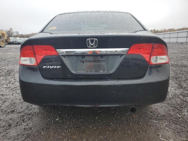 2HGFA1F56BH308547 - 2011 HONDA CIVIC LX BLACK photo 6