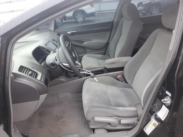 2HGFA1F56BH308547 - 2011 HONDA CIVIC LX BLACK photo 7