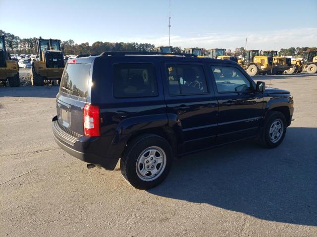 1C4NJPBBXFD430906 - 2015 JEEP PATRIOT SPORT 蓝色 照片 3