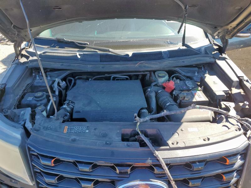 1FM5K8GT7GGA75628 - 2016 FORD EXPLORER SPORT CHARCOAL photo 12