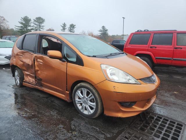 JHMGE8H41AS007839 - 2010 HONDA FIT SPORT Pomarańczowy zdjęcie 4