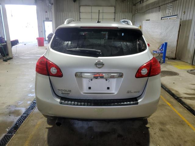 JN8AS5MV9BW668823 - 2011 NISSAN ROGUE S SILVER photo 6