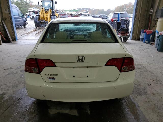 1HGFA16817L031035 - 2007 HONDA CIVIC EX WHITE photo 6