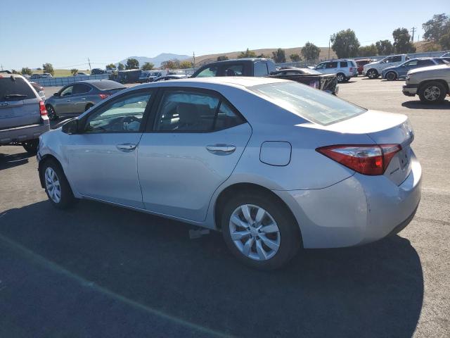 2T1BURHE2EC186445 - 2014 TOYOTA COROLLA L SILVER photo 2