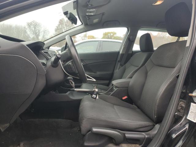 19XFB2F57FE219816 - 2015 HONDA CIVIC LX BLACK photo 7