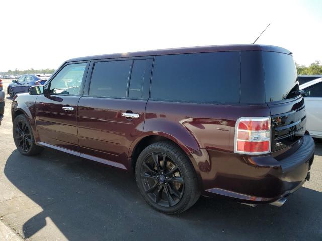 2FMGK5C8XHBA00469 - 2017 FORD FLEX SEL BURGUNDY photo 2