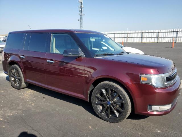 2FMGK5C8XHBA00469 - 2017 FORD FLEX SEL BURGUNDY photo 4
