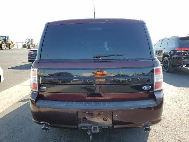 2FMGK5C8XHBA00469 - 2017 FORD FLEX SEL BURGUNDY photo 6