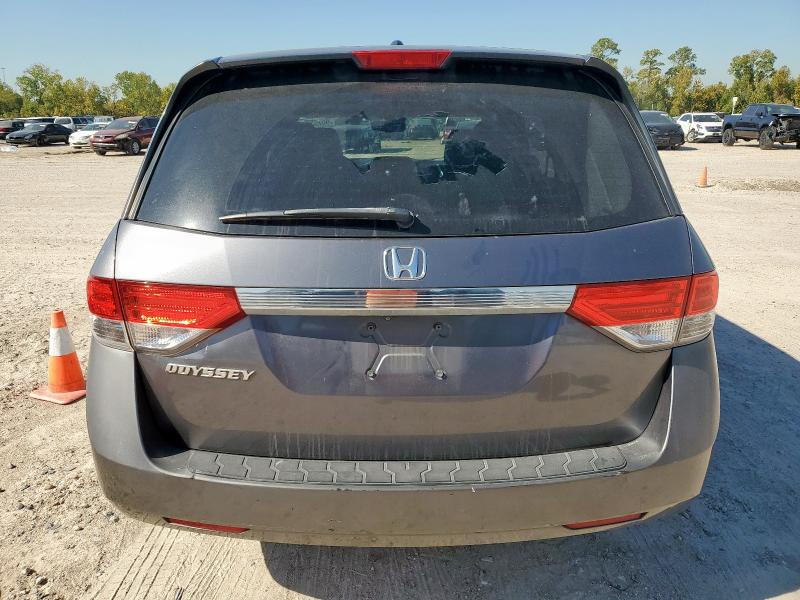5FNRL5H60GB086507 - 2016 HONDA ODYSSEY EXL GRAY photo 6