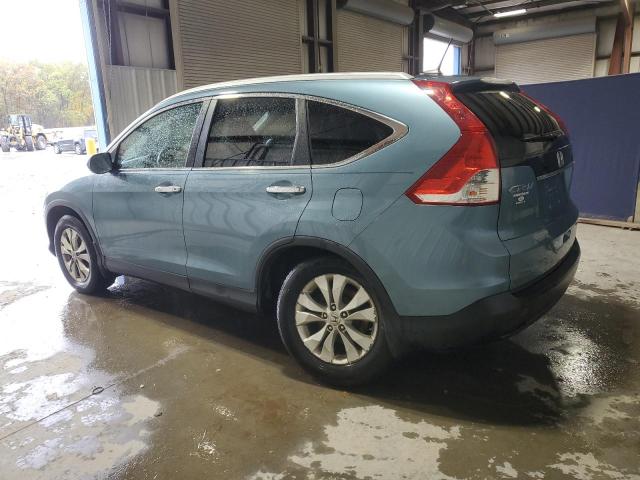 5J6RM4H71DL060629 - 2013 HONDA CR-V EXL 蓝色 照片 2