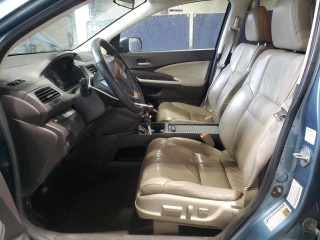5J6RM4H71DL060629 - 2013 HONDA CR-V EXL 蓝色 照片 7