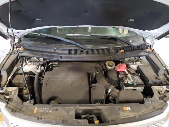 1FM5K8D80DGC62544 - 2013 FORD EXPLORER XLT Blanc photo 12