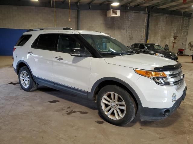 1FM5K8D80DGC62544 - 2013 FORD EXPLORER XLT Blanc photo 4