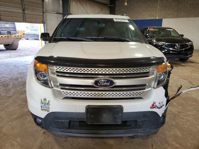 1FM5K8D80DGC62544 - 2013 FORD EXPLORER XLT Blanc photo 5