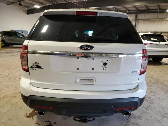 1FM5K8D80DGC62544 - 2013 FORD EXPLORER XLT Blanc photo 6