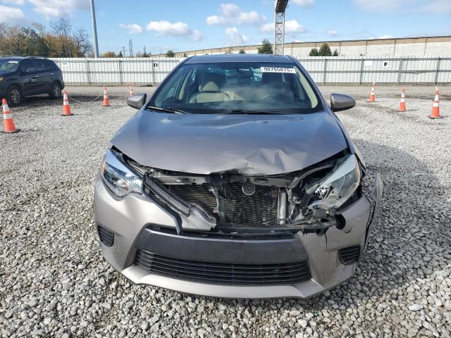 2T1BURHE5FC279168 - 2015 TOYOTA COROLLA L SILVER photo 5