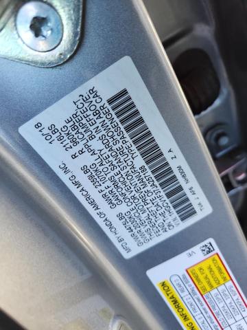 1HGCV1F37JA257188 - 2018 HONDA ACCORD SPORT Gümüş fotoğraf 12