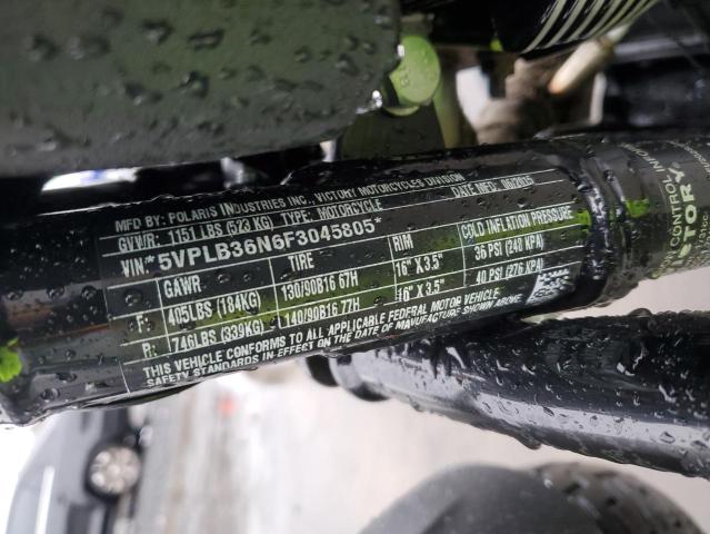 5VPLB36N6F3045805 - 2015 VICTORY MOTORCYCLES GUNNER Boz foto 8