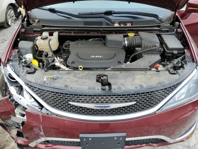 2C4RC1FG8KR556333 - 2019 CHRYSLER PACIFICA TOURING PLUS ბურგუნდია ფოტო 12